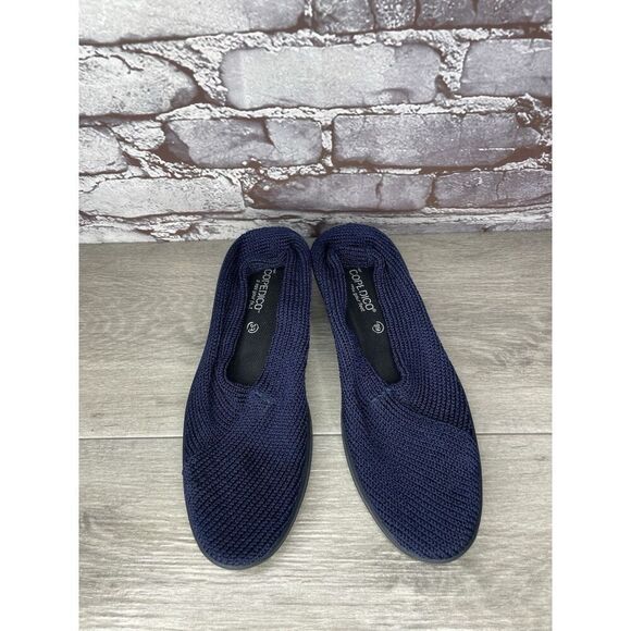 Arcopedico Shoes Mailu Blue Fabric Comfort Slip On Light Knit Women 39EU/8.5M US - Picture 14 of 16